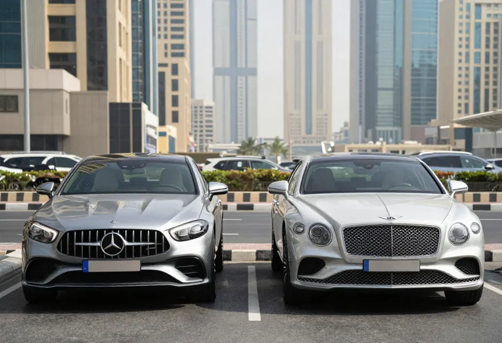 Mercedes-Benz AMG GT rental Dubai and Bentley Continental GT rental Dubai